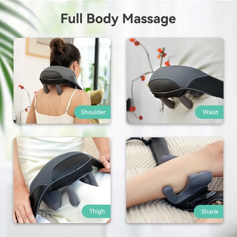 Neck, Back & Legs—One Massager, Full-Body Relief