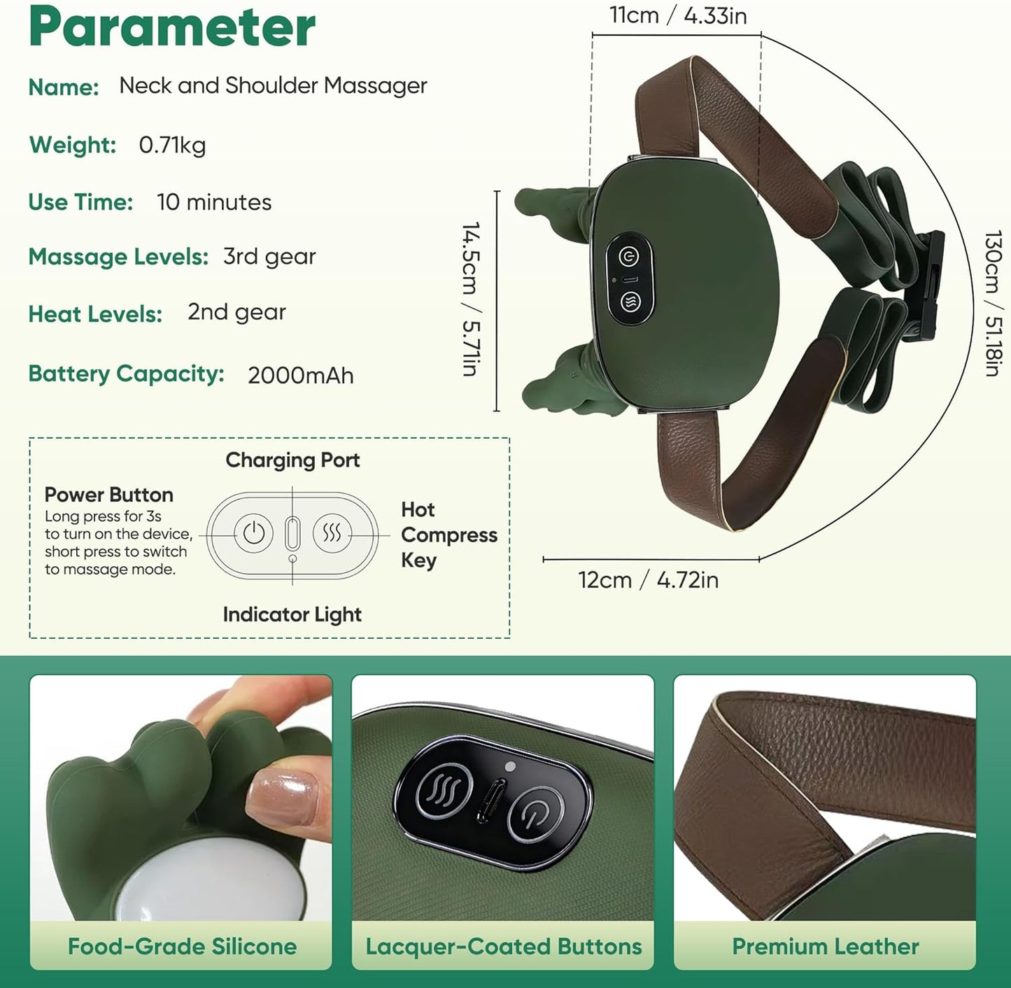 TurbahPro™ Portable Deep Tissue Massager