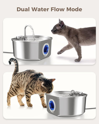 The Turbah™ - Stainless Pet Fountain